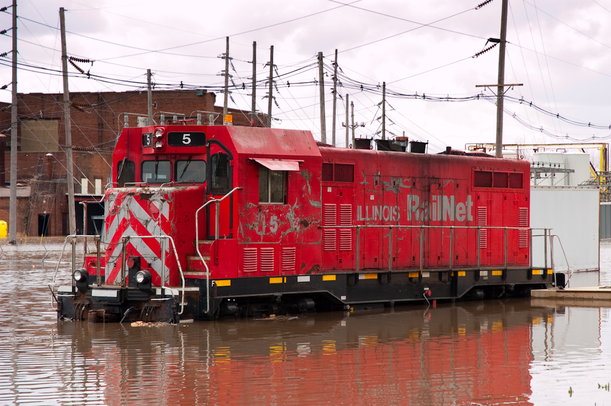 IR 5 taking a bath.